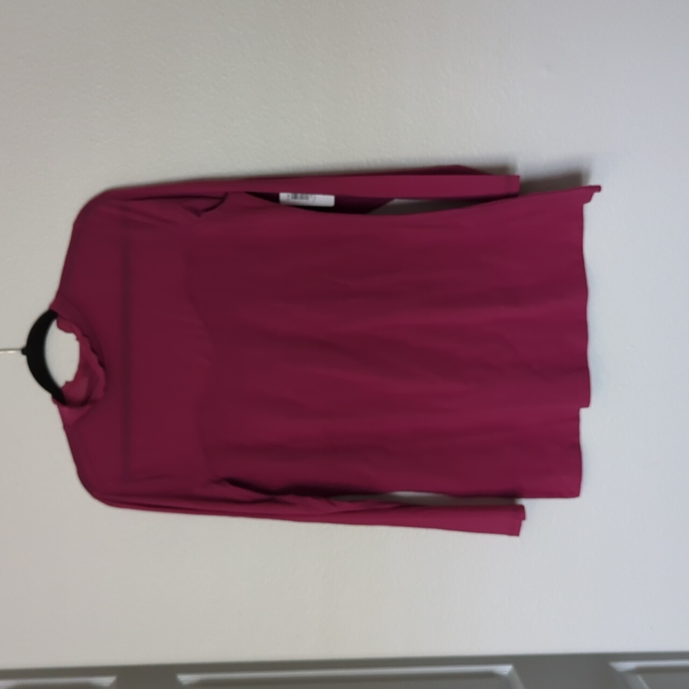 Mock neck Berry top